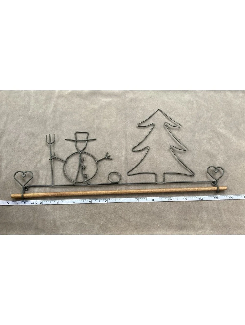 Classic Motifs Snowman and Trees Hanger 12